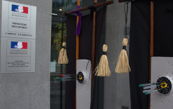 MUSEE NATIONAL du SPORT pr&eacute;sente le DIOPTAZ-SARBACANA